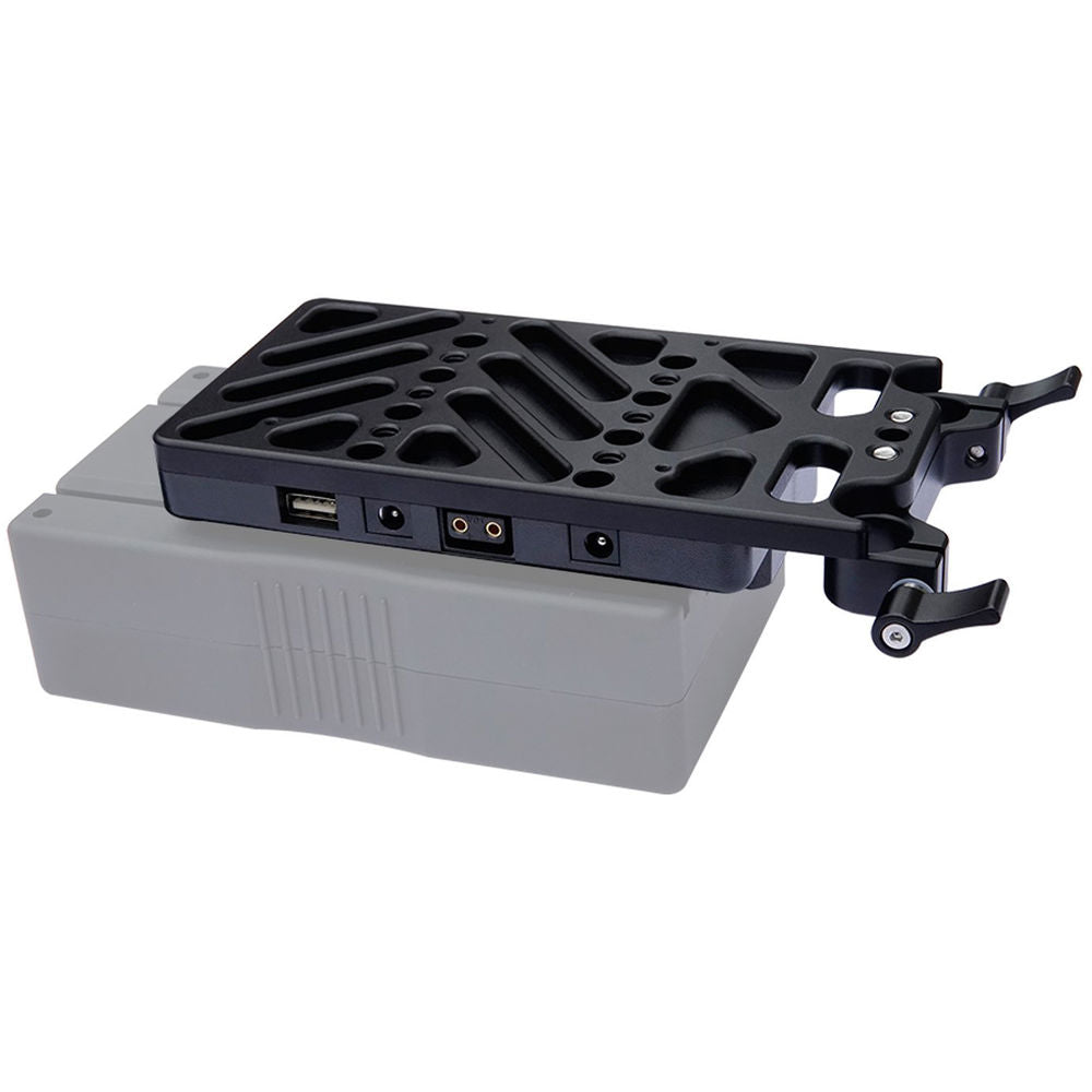 Multi-output V-mount battery plate