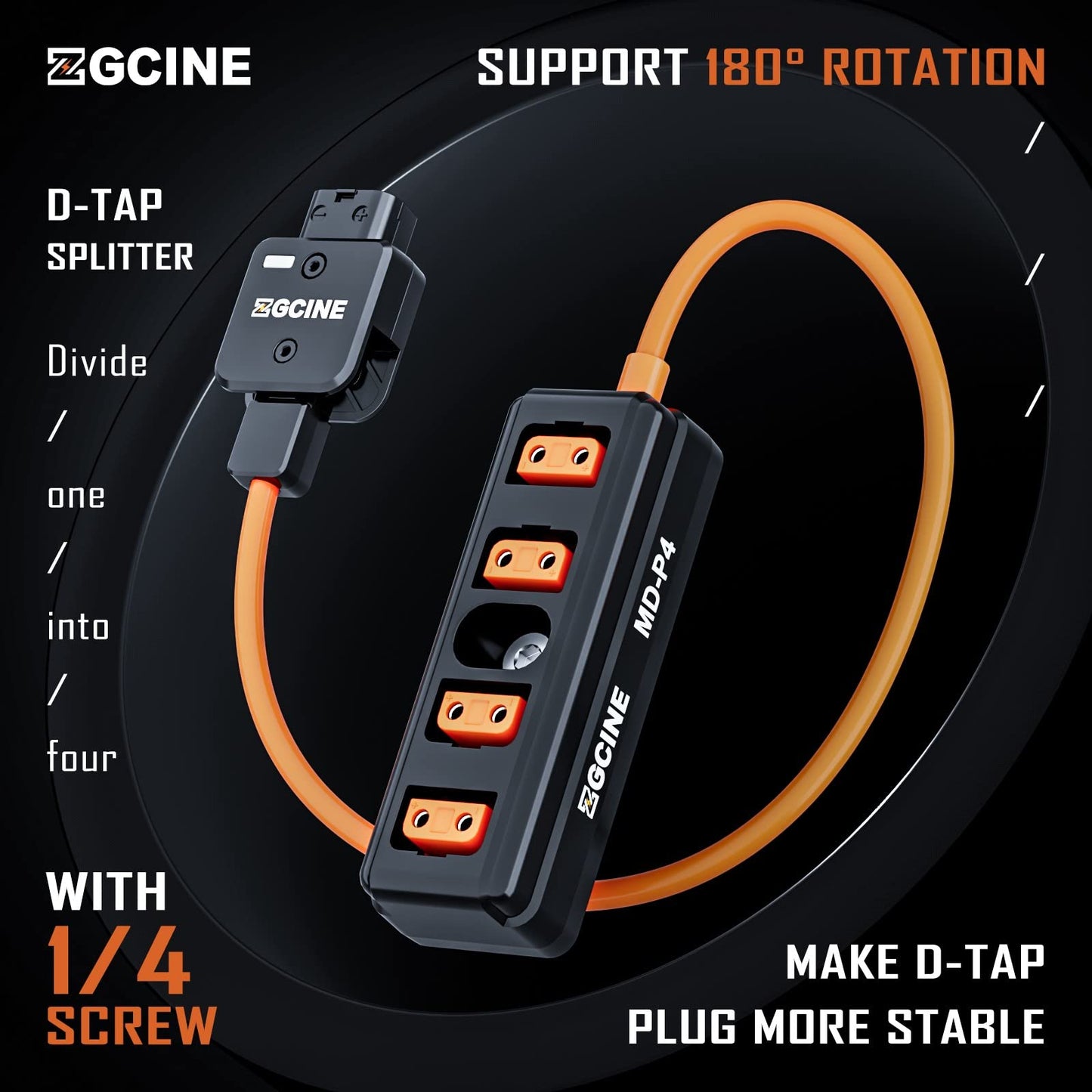 D-Tap to 4-Port Splitter Adapter