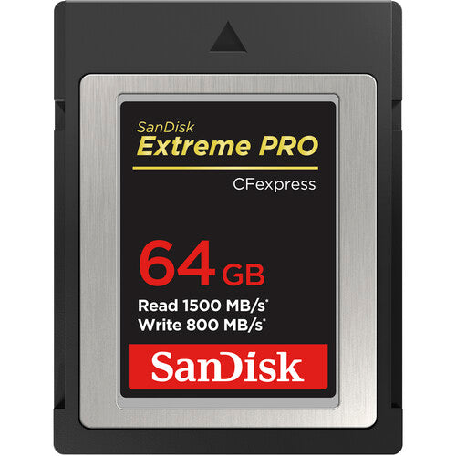 Sandisk Extreme Pro CFexpress typeB 64gb 1500mb/s 800mb/s