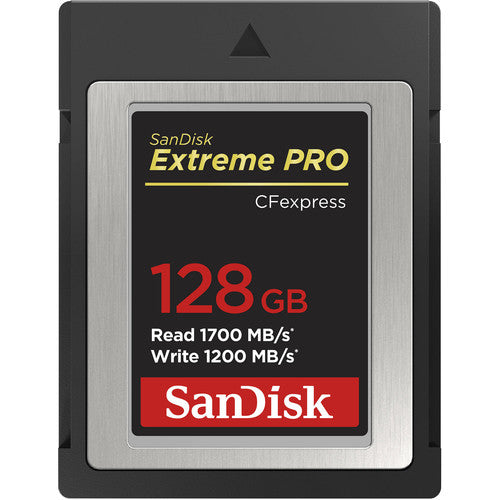 Sandisk Extreme Pro CFexpress typeB 128gb 1700mb/s 1200mb/s