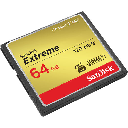 Sandisk Extreme compact flash 64gb 120mb/s 800mb/s