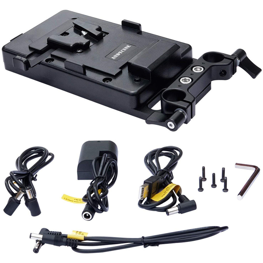 Multi-output V-mount battery plate