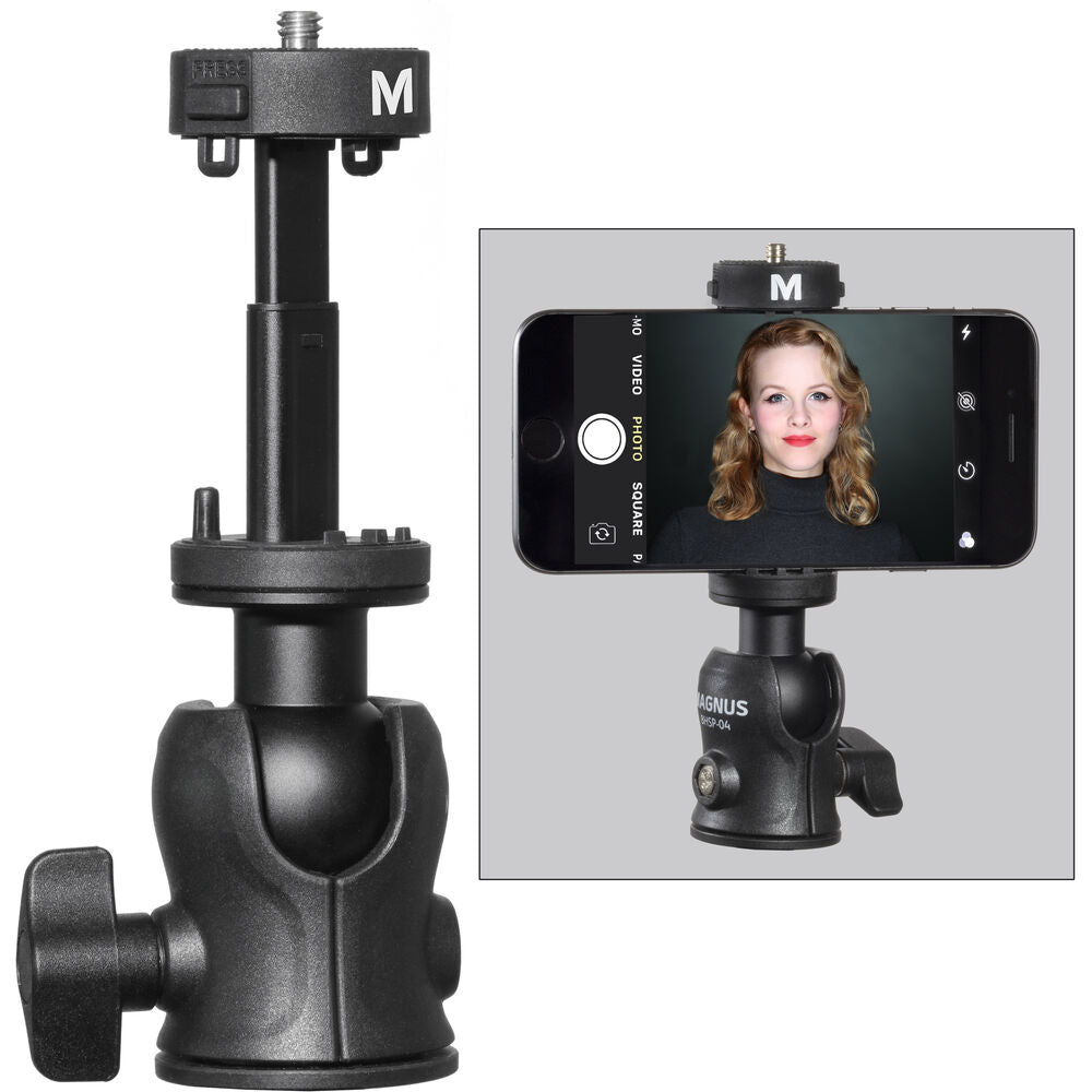Rotule avec adaptateur smartphone intégré