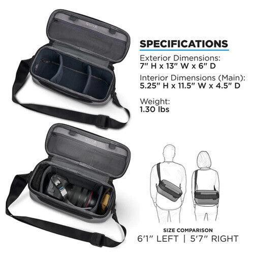 Elingue pour appareil photo - Noir - 9L