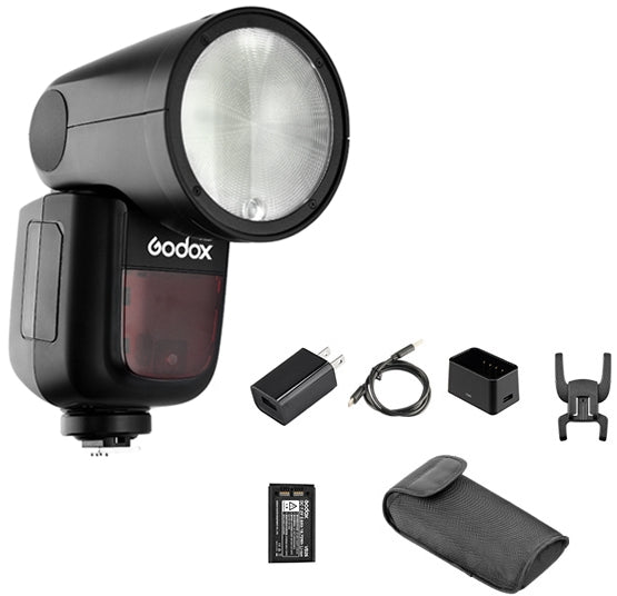 V1-S TTL Li-ion Round Head Camera Flash - Nikon
