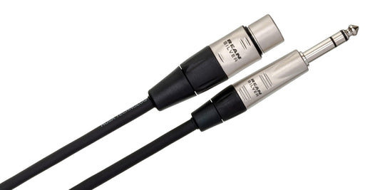 Balanced Interconnect HXS-10 xlr3f to 1/4 in trs