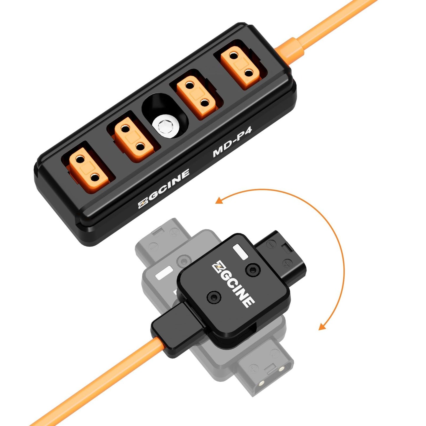 D-Tap to 4-Port Splitter Adapter