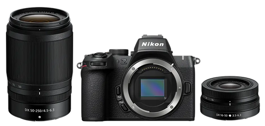 Nikon Z 50II + zoom kit 16-50mm f/3.5-6.3 VR + 50-250mm f/4.5-6.3 VR