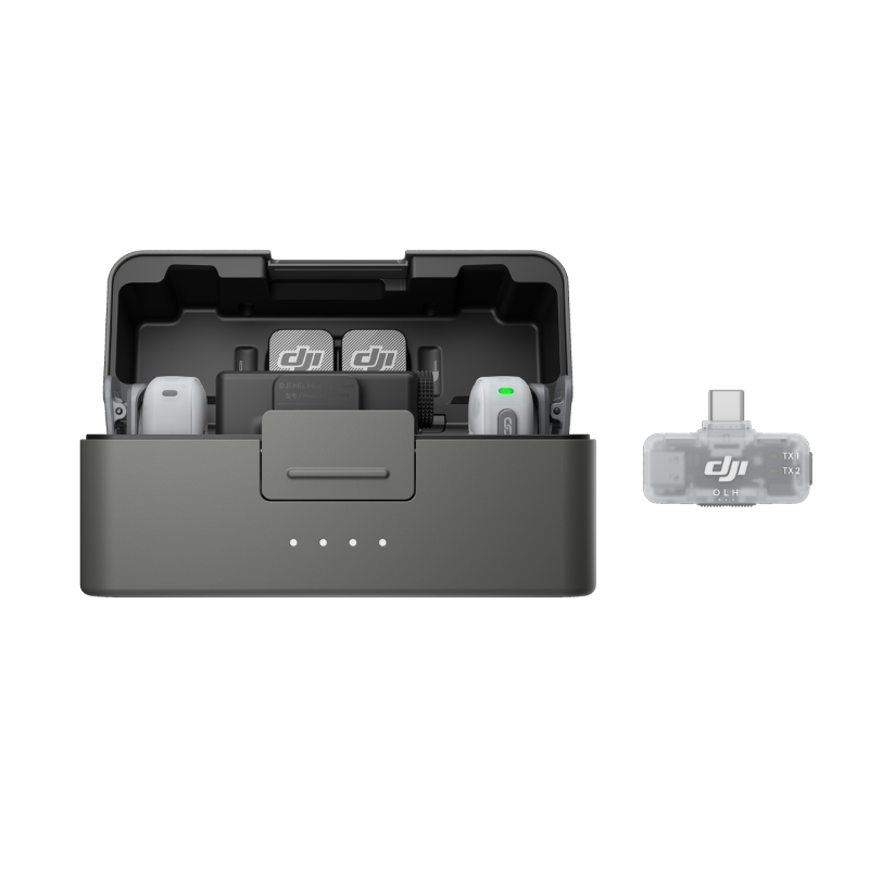 DJI Mic Mini 2 (1RX mobile + 2TX + Charging Case)