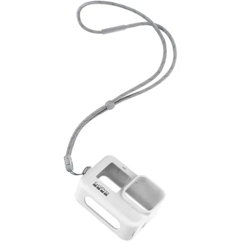 GoPro Sleeve + Lanyard White
