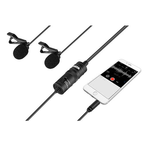 Micro lavalier double universel - Boya BY-M1DM