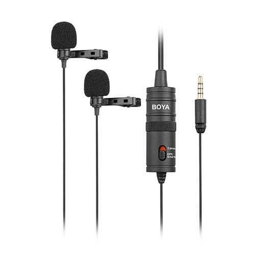 Micro lavalier double universel - Boya BY-M1DM